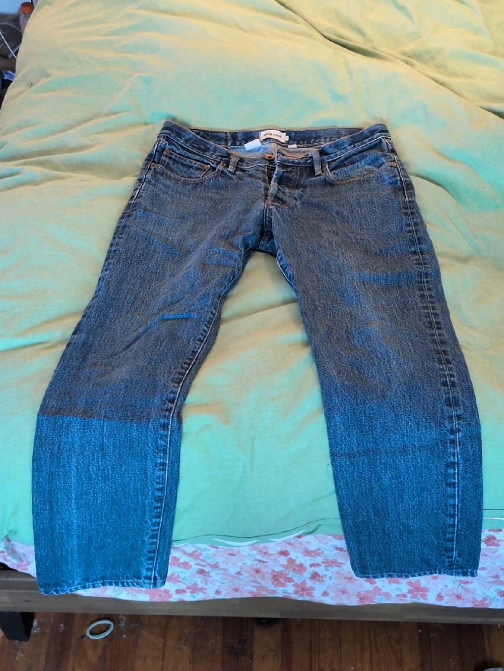 Taylor Stitch Men's Straight Jeans - Dark Blue Selvedge